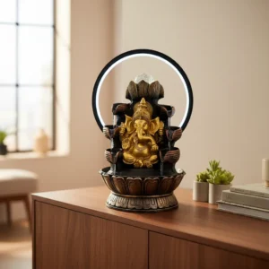 Fuente De Agua Con Arco Diosa Hindu Ganesha 35x25cm Cod:7304