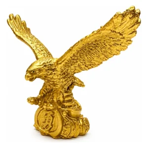 Aguila De La Abundancia Dorada Mide 10x4cm Cod:cc-26