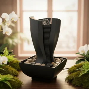 Fuente De Agua Estilo Moderno Cascada Mide23x14cm Cod:962-10