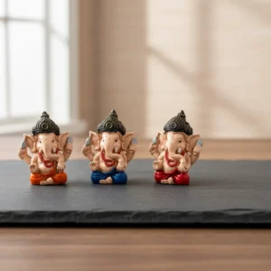 Set Diosa Hindu Ganesha Mide 9x23cm Multicolor