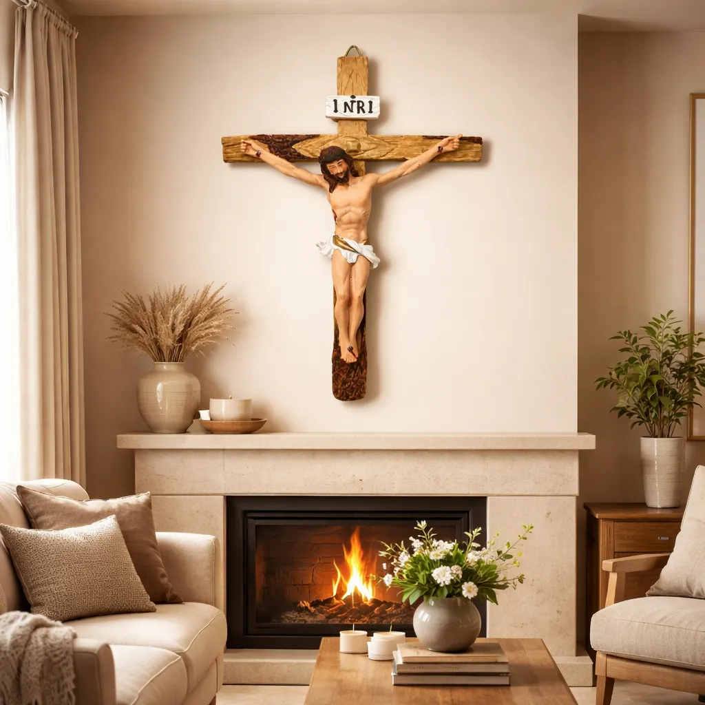 Jesucristo Crucificado Mide 24x13.5cm Cod:rf31313