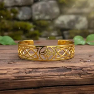 Pulsera Acero Alta Calidad Nudo De Bruja