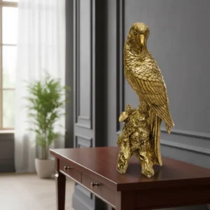 Figura Decorativa Águila Dorada Mide :25x11.5cm Cod:rs66760 Dorado oscuro