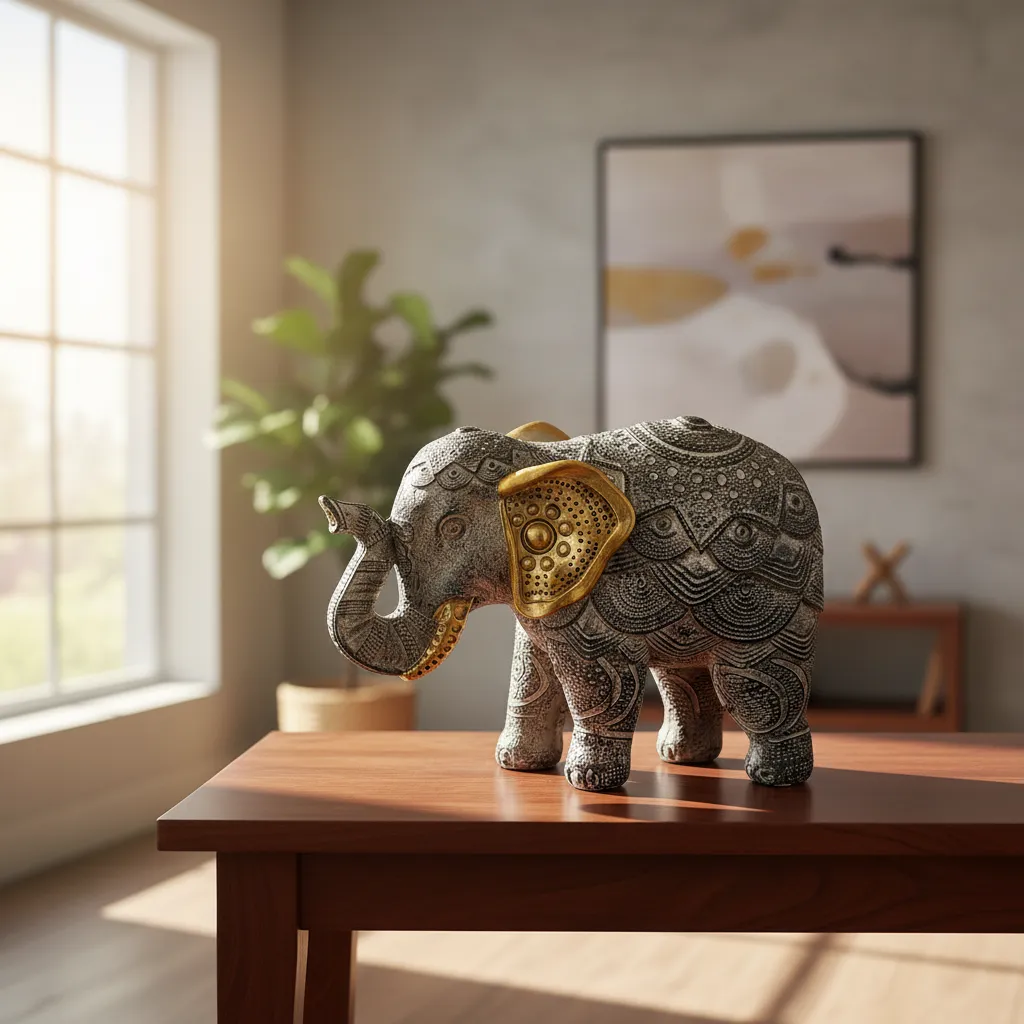 Figura Decorativa Elefante Decorativo Fen Shui COLORES