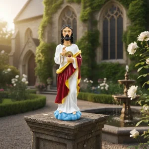 Sagrado Corazon De Jesús Mide 41x13.5cm Cod:sg29549 Blanco