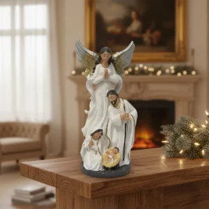 Nacimiento De Jesus Navideno Polyresina 20x8,5cm