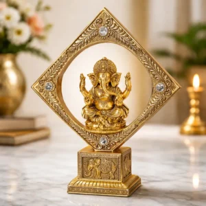 Estatua Decorativa Ganesha Marco Mide 35.5x28cm Cod:rs66791