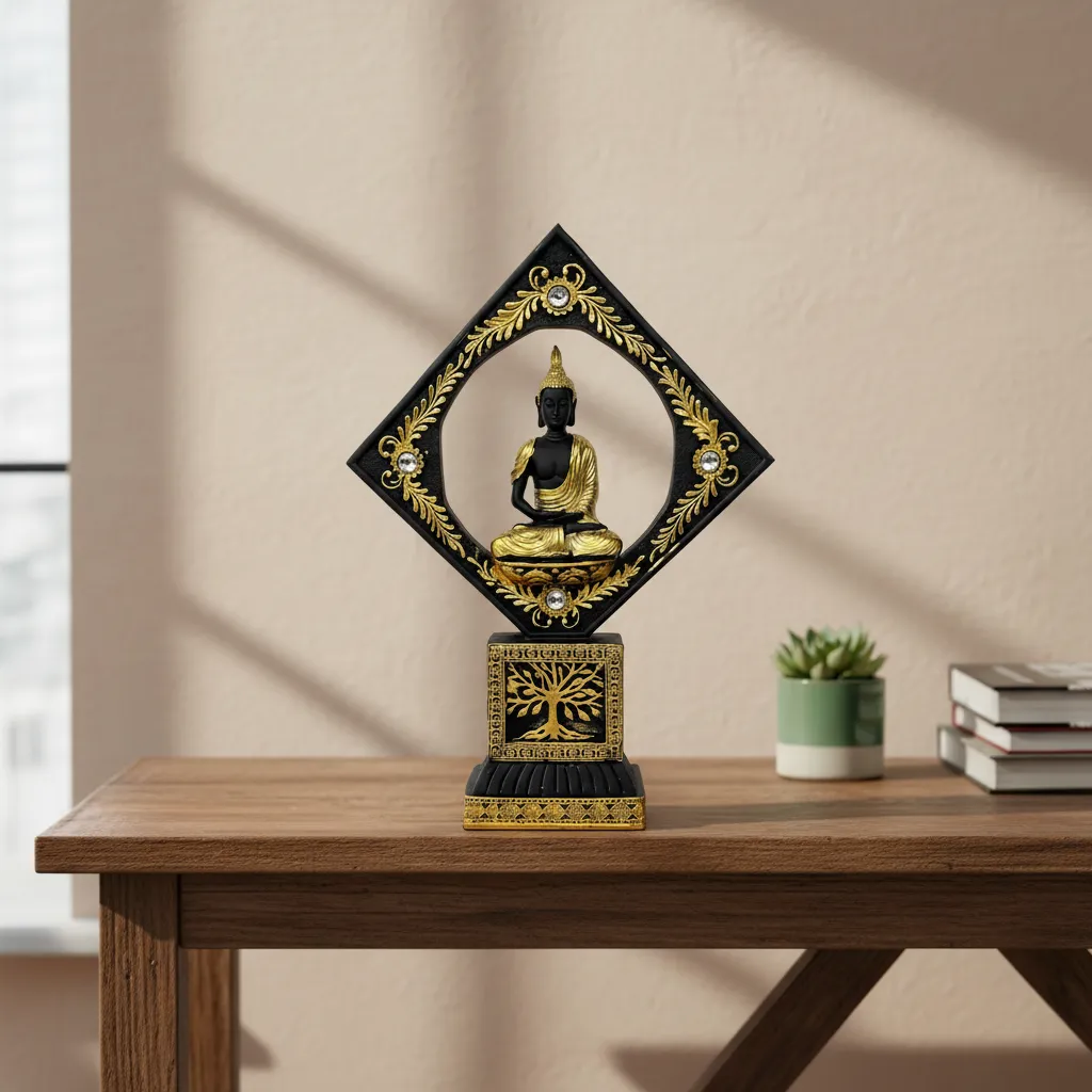 Figura Decorativa De Buda Gautama 2 Medidas