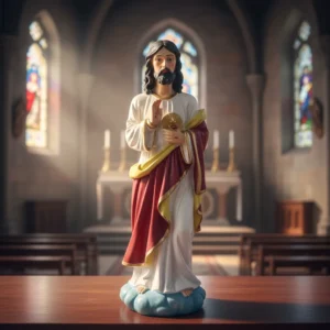Sagrado Corazon De Jesus Mide 29x10 Cms Cod:sg29546 Blanco