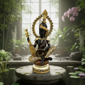 Figura Decorativa Ángel Budista Mide 45x15cm Cod:bm22152