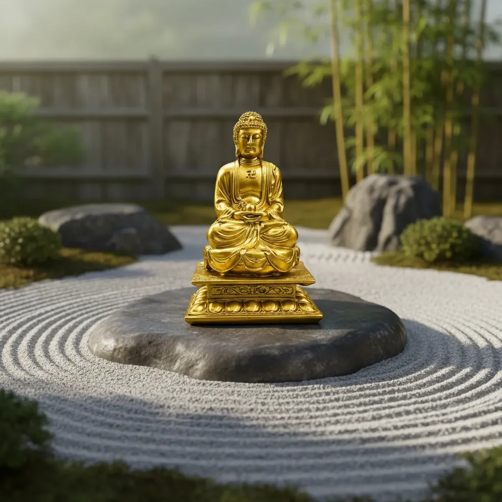Figura Decorativa Buda Mide 11x6cm Cod:cc-17