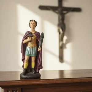 Figura Decorativa San Expedito Mide 28x11