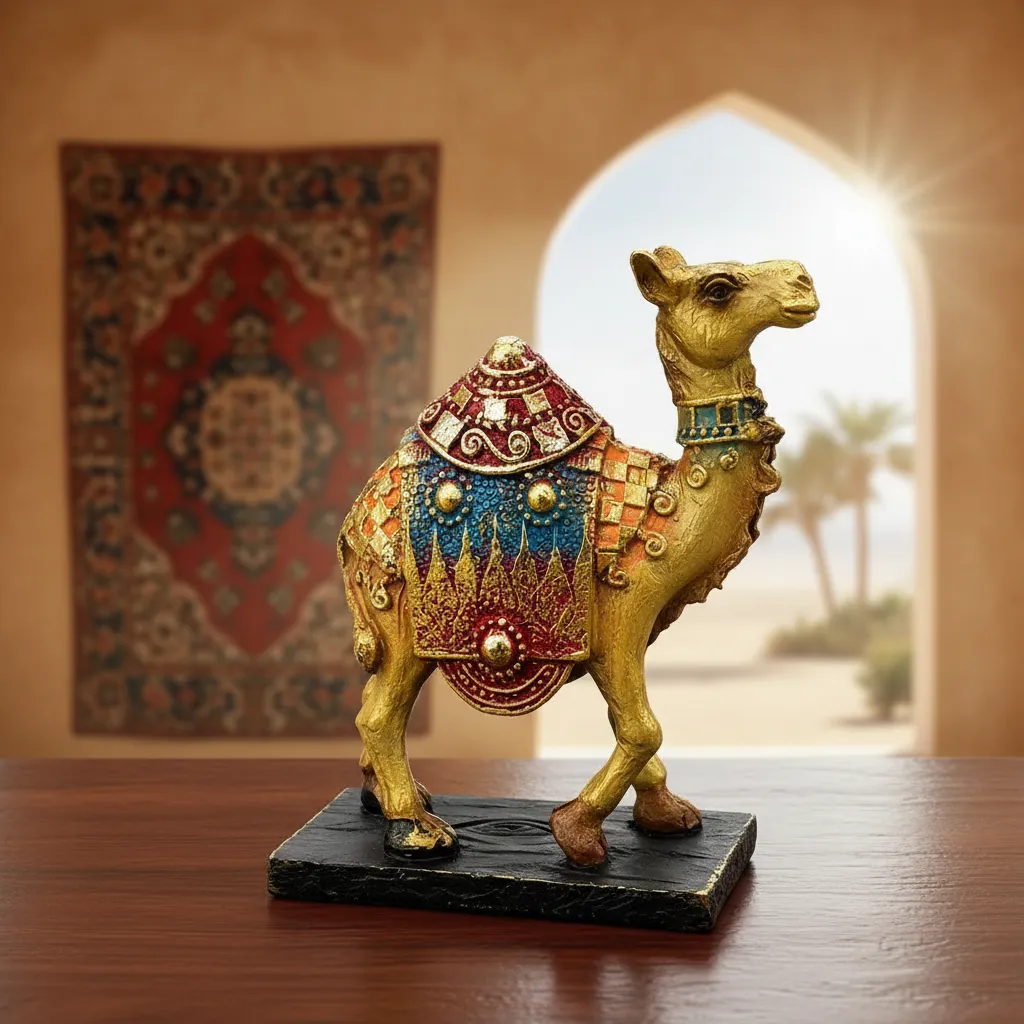Estatua De Camello - Figura Decorativa Para El Hogar