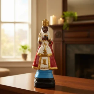 Virgen De Monserrat - La Morenita 17 Cms