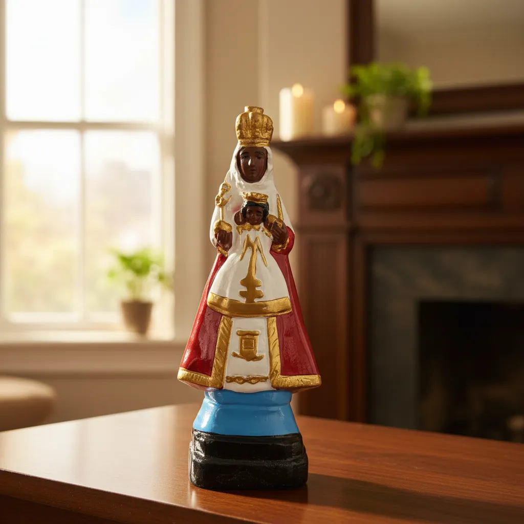 Virgen De Monserrat - La Morenita 17 Cms