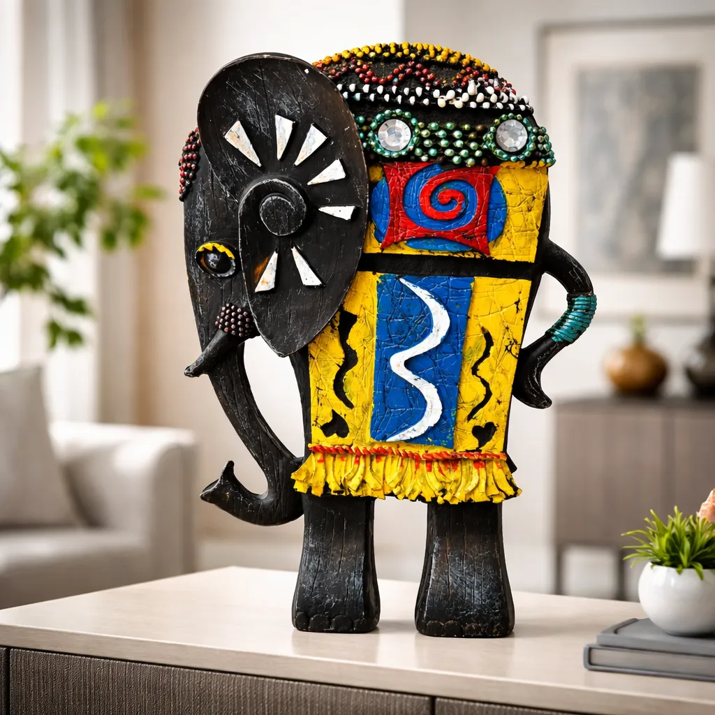 Elefante De La Abundancia Feng Shui Mide 23x14cm Cod:rl64423