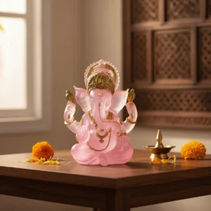 Figura Decorativa Ganesha Fluor Mide 12.5x10cm -