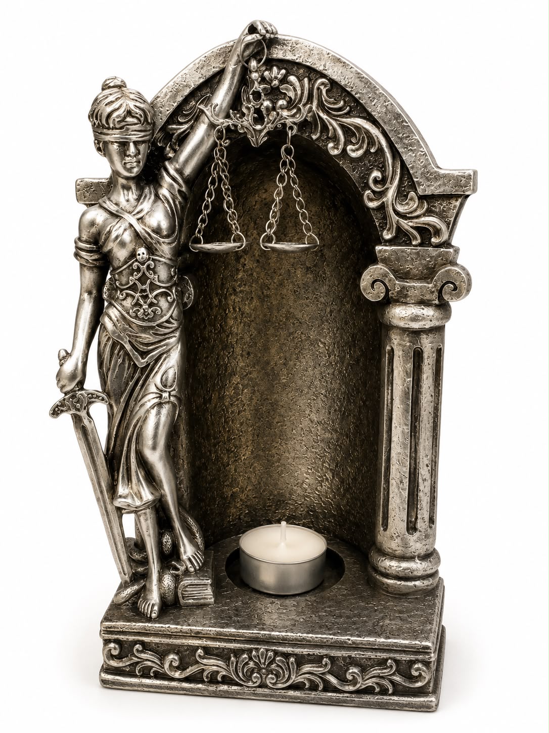 DAMA DE LA JUSTICIA 24X14CM