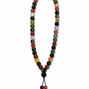 CODIGO SAGRADO CUARZO AGATA MIXTA 8MM -45 CUENTAS