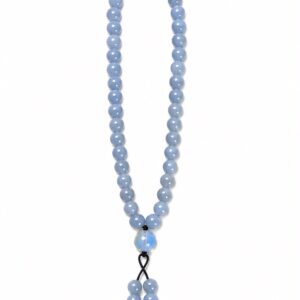 CODIGO SAGRADO CUARZO CELESTINA 8MM -45 CUENTAS