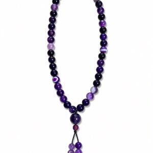 CODIGO SAGRADO AGATA MORADA 8MM - 45 CUENTAS