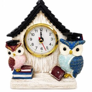 RELOJ CASA BUHO 13X12CM