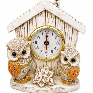 RELOJ CASA BUHO 13X11CM