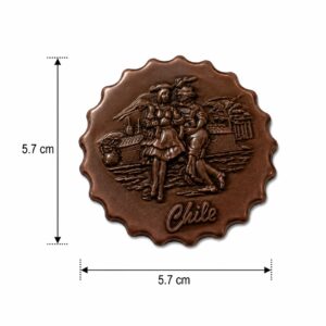 IMAN DE COBRE PARA REFRI - DISEÑOS CHILE  VARIOS