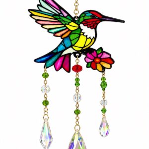 ATRAPASOL COLIBRI VIDRIO 60X14CM