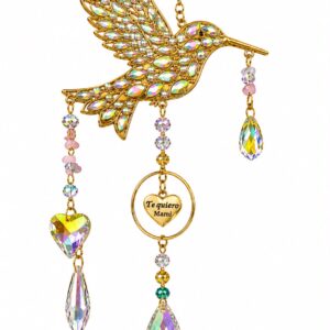 ATRAPASOL COLIBRI DORADO 52X12CM