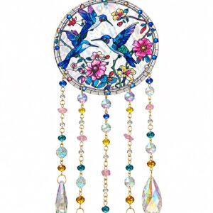 COLGANTE ATRAPASOL VIDRIO CRISTAL 52X15CM