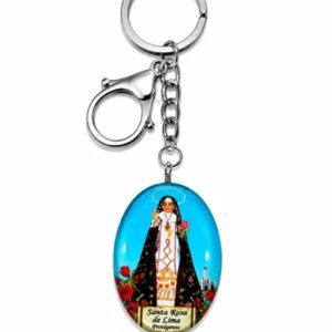 LLAVERO SANTA ROSA 10X3.3CM