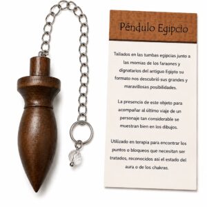PENDULO MARRON 6X1.8CM