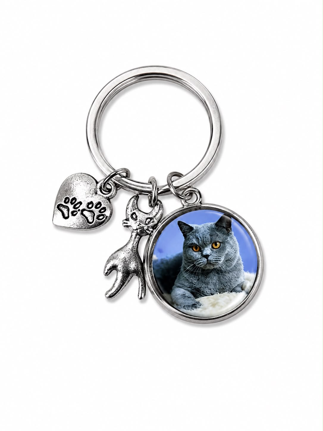 LLAVERO GATITO 6.2X2.8CM
