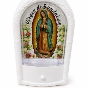 LAMPARA LED DECORATIVA - VIRGEN DE GUADALUPE - 15X9X3CM