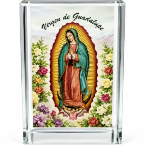 PEDESTAL  MESA VIRGEN DE GUADALUPE - 7.5X8.2X2CM