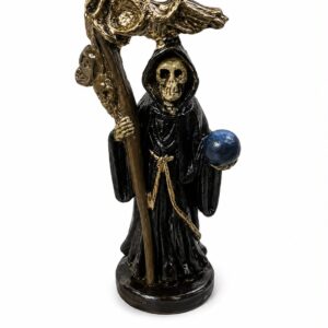 SANTA MUERTE AZUL - 12X5CM