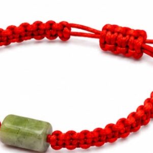 PULSERA PROTECCION HILO - JADE VERDE