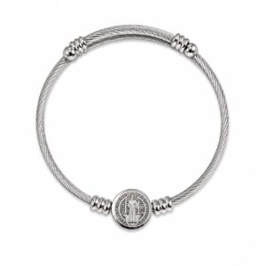 PULSERA ACERO AJUSTABLE - SAN BENITO