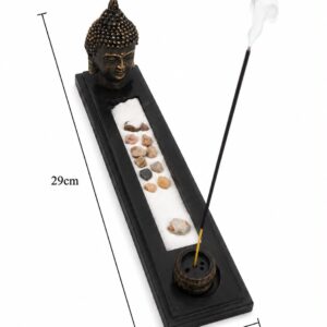 PORTA INCIENSO ESTILO ZEN CON CABEZA DE BUDA