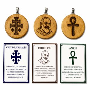 COLGANTE PALO SANTO 4CM - PACK DE 3 UNIDADES
