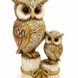 BUHO FIGURA DECORATIVA 16X9CM