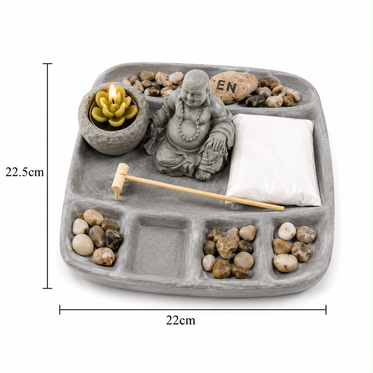 JARDIN DECORATIVO ZEN - 22.5 X 22CM