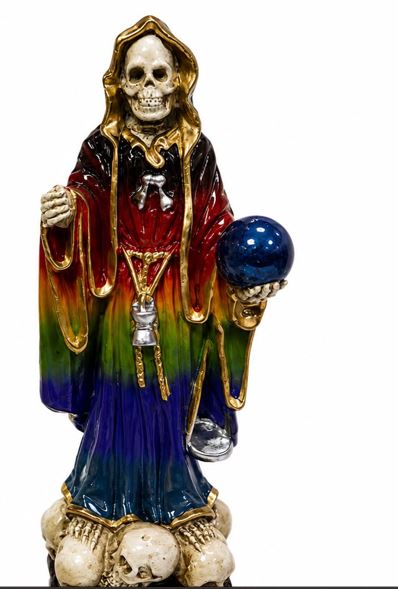 ESTATUA SANTA MUERTE - 28X8CM