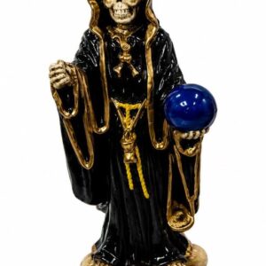 ESTATUA SANTA MUERTE AZUL - 28X8CM