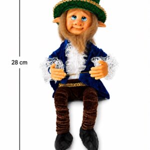 DUENDE PORCELANA FRIA AZUL 28CM