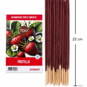 INCIENSO TRIPLE EMPASTE - FRUTILLA