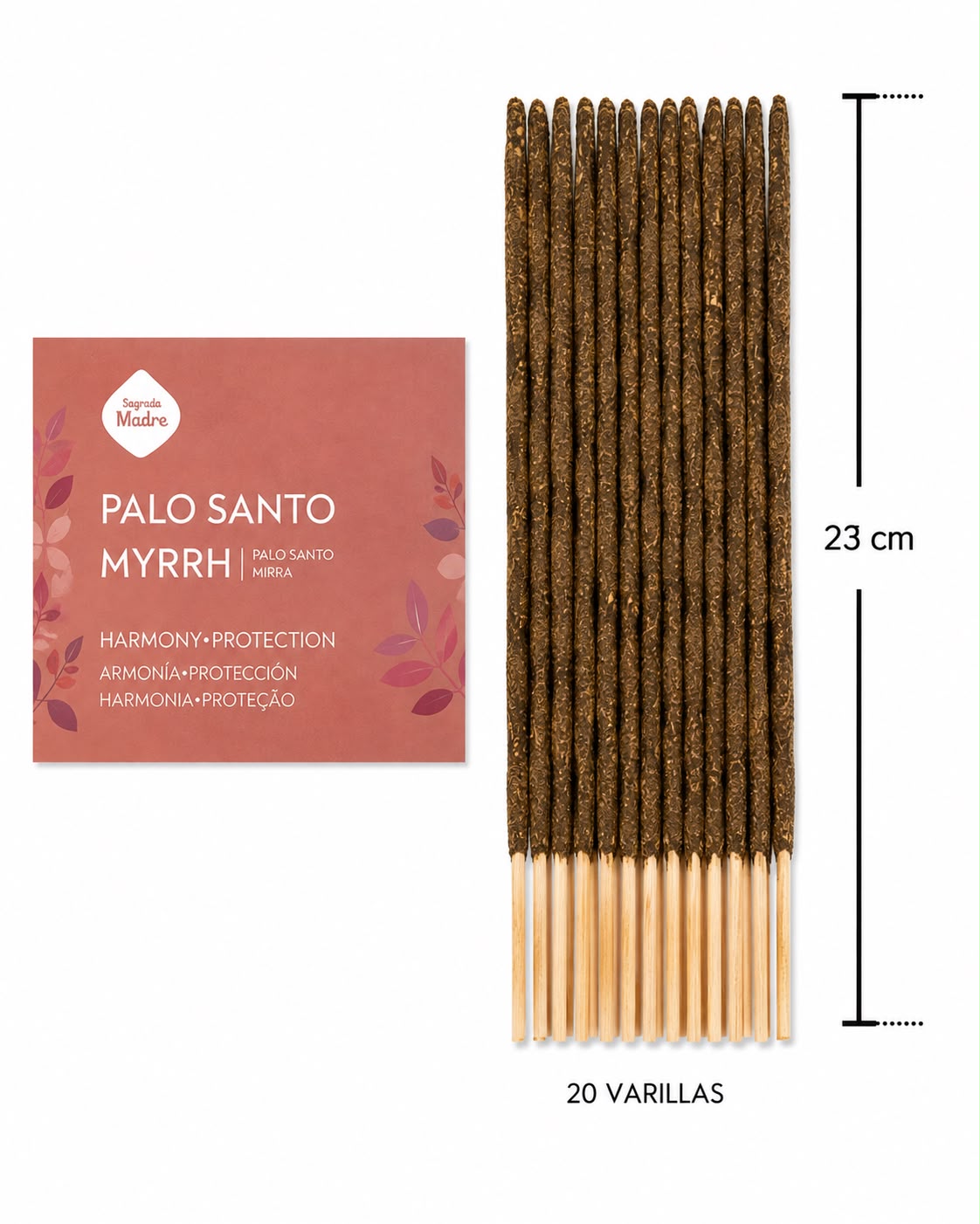 INCIENSO NATURAL SAGRADA MADRE - PALO SANTO