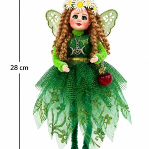 Hada porcelana fria - 28cm - verde